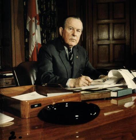 Lester B. Pearson, prime minister of Canada from 1963-1968.
(Duncan Cameron, Library and Archives Canada)