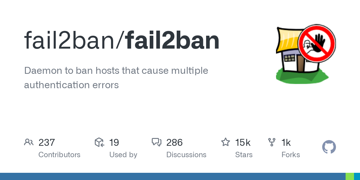 GitHub - fail2ban/fail2ban: Daemon to ban hosts that cause multiple authentication errors