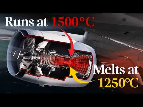 Why don’t jet engines melt?