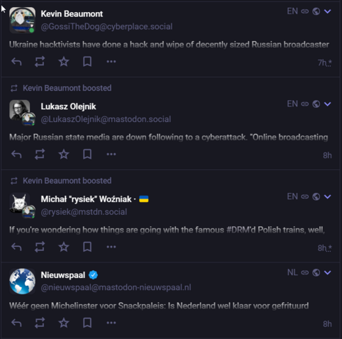 Posted media
