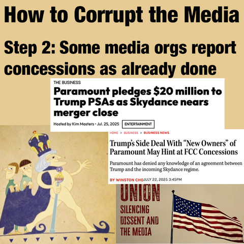 Some media orgs report concessions as already done