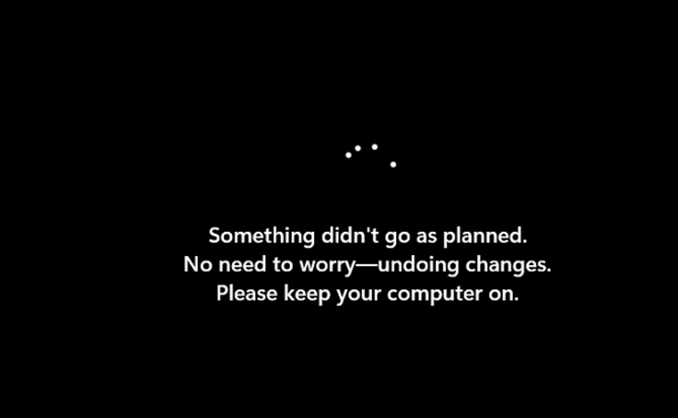 Something didn't go as planned.
No need to worry—undoing changes.
Please keep your computer on.
