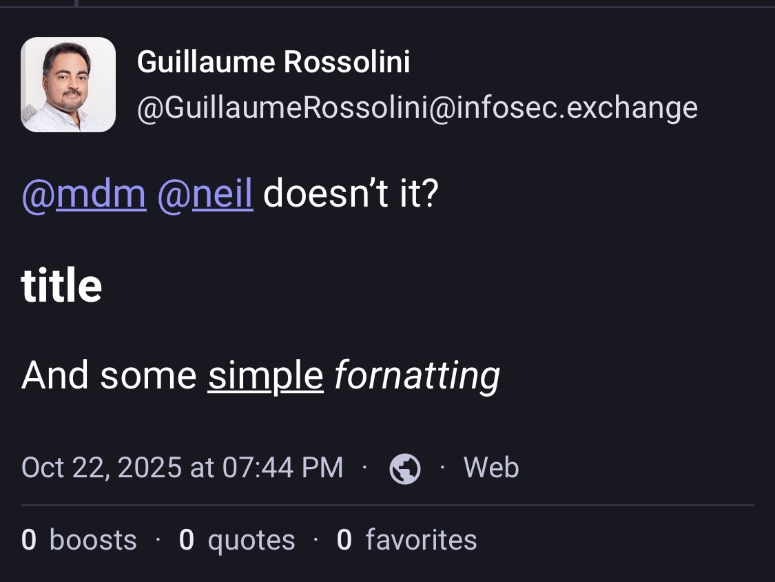 Screenshot of this post
