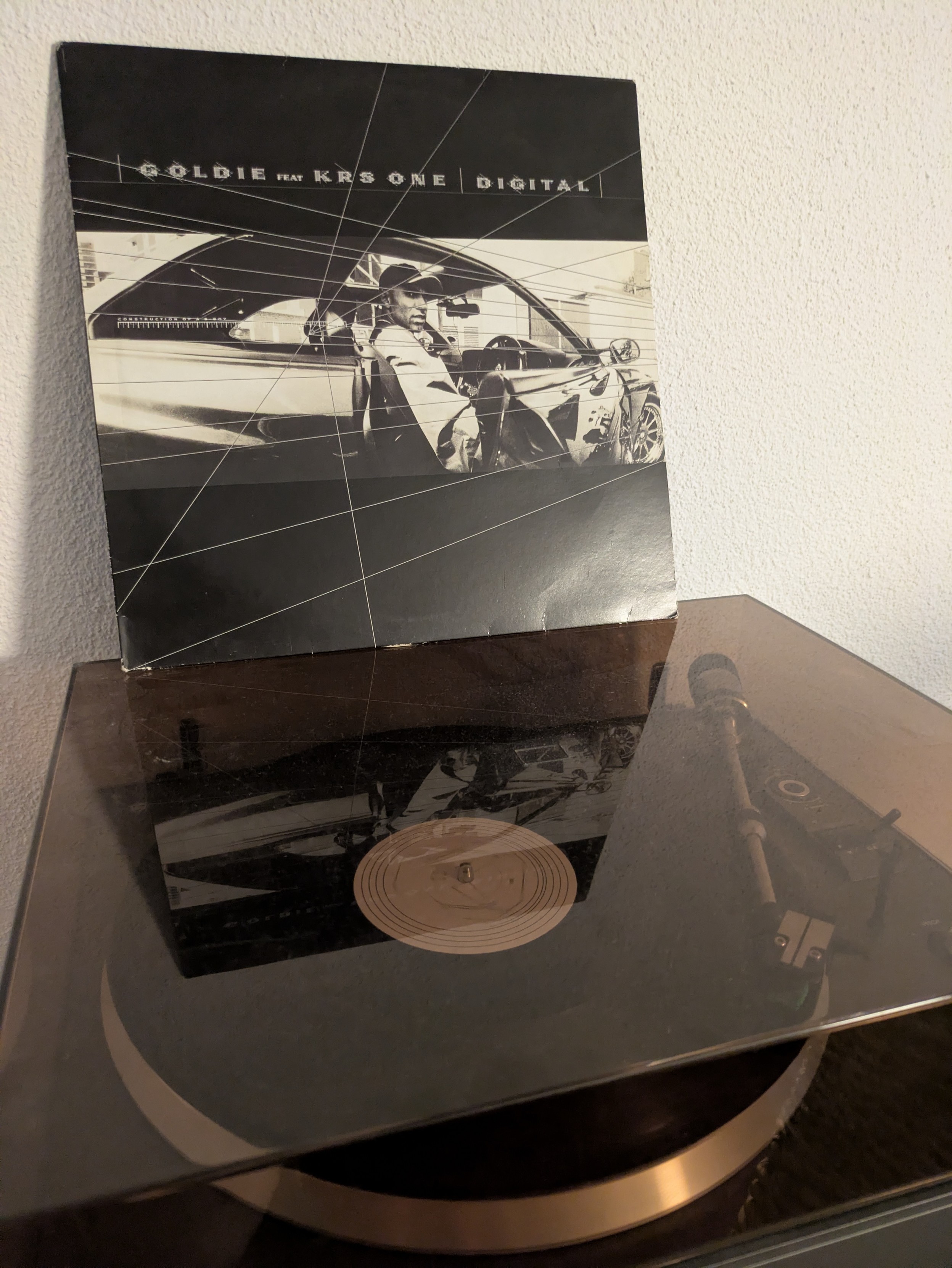 Goldie Feat. KRS One - Digital EP on a Phillips 685 turntable