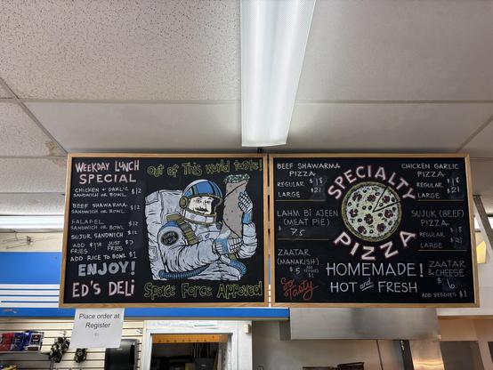 Ed's Deli menu