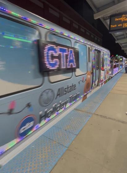 Chicago Transit Authority holiday train 