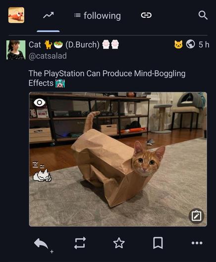 Posted media