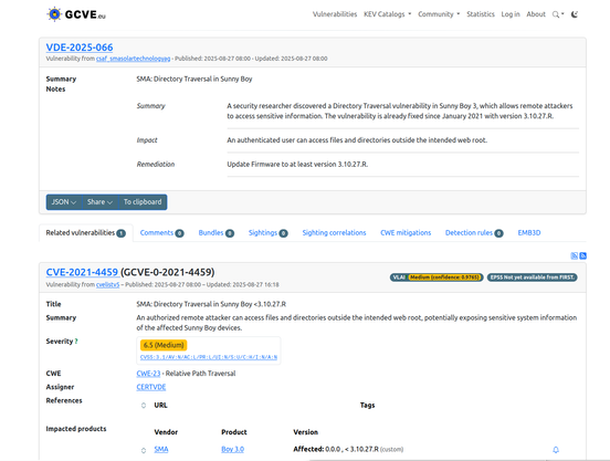 With the recent integration of CERT-VDE’s CSAF advisories, it becomes even clearer why diverse vulnerability data sources are essential.

CSAF delivers direct vendor remediation information, and when correlated with the CVE Program , it highlights how important federation and data correlation are for remediation efforts and vulnerability management as a whole. (See example below)
