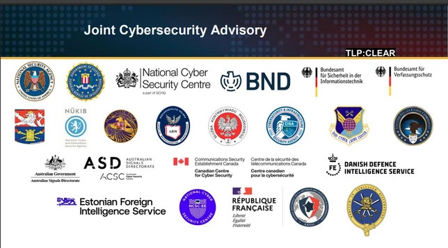 Logos of all the countries issuing the joint guidance.