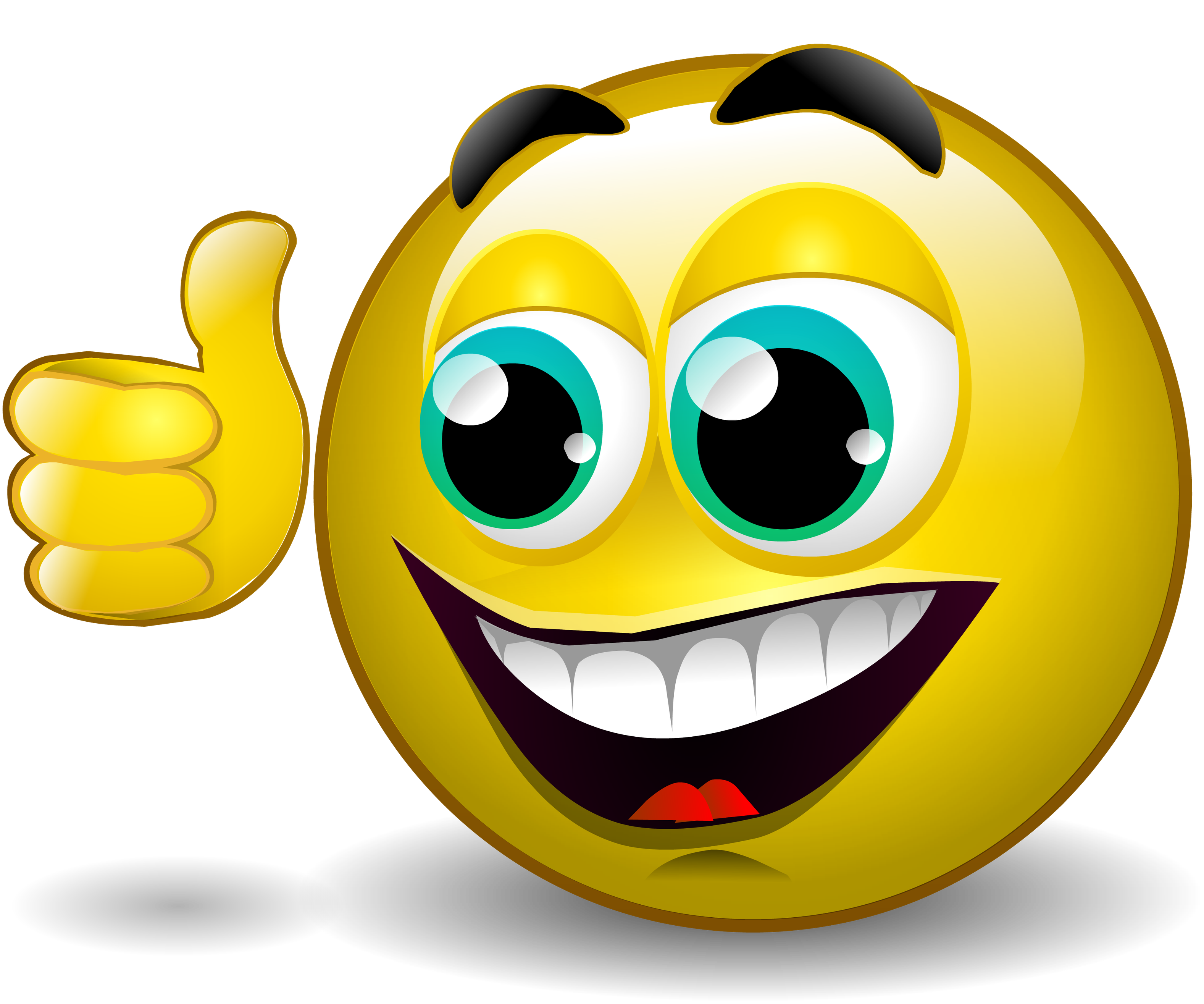 Smiley thumbs-up guy