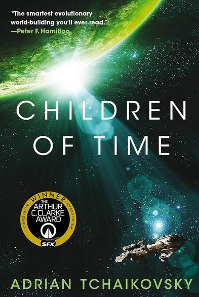 Cover of book: Hayo finished readingChildren of Time by Adrian Tchaikovsky