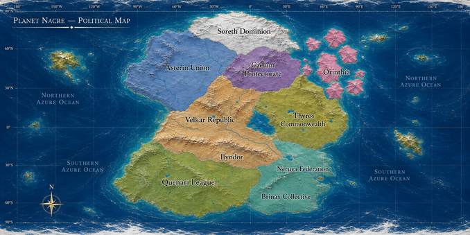 The synthetic exercise world format now includes a nice map.