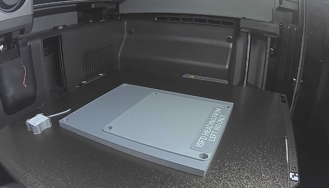 3D Printer web cam of 737 panel chunks