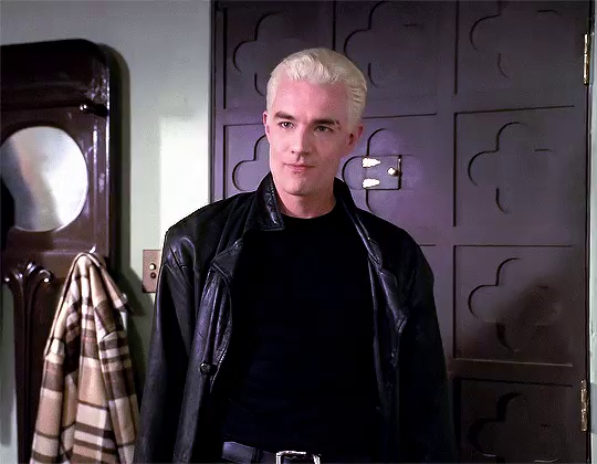 James Marsden as Spilke from Buffy the Vampire Slayer giving the thumbs up