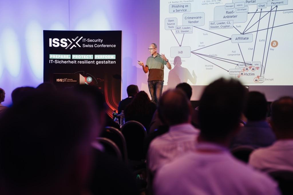 Unser Geschäftsführer Stefan Strobel ist gerade auf der ISSX Conference in der Schweiz. Hier hat er die Keynote zum Thema „Cybercrime 2026 – Bedrohungen, Erkennung und Schutz“ gehalten.

Anschließend moderierte er einen Thinktank über das Thema „Richtige Vorbereitung und Reaktion auf einen IT-Sicherheitsvorfall durch Malware & Ransomware“ und beantwortete viele Frage:

• Wie bereitet man sich auf einen Sicherheitsvorfall vor?
• Welche Maßnahmen müssen ergriffen werden?
• Was ist die richtige Reaktion bei einem Ransomware-Angriff?

Er hat uns einige Eindrücke von der Veranstaltung geschickt.