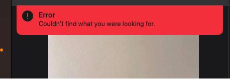 Ivory error caused by federation issue: “Couldn’t find what you were looking for”