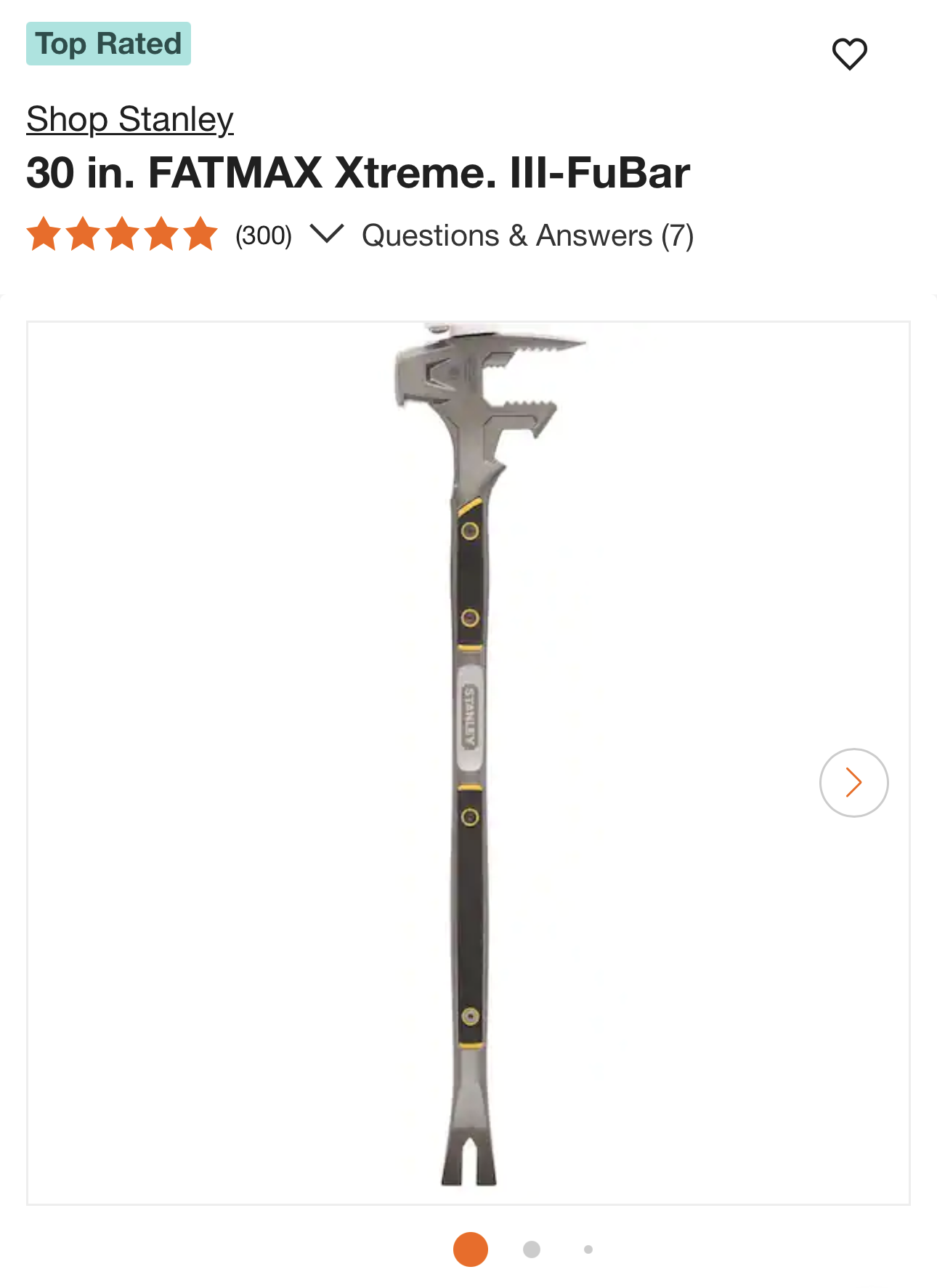 Stanley FATMAX Xtreme III FuBar