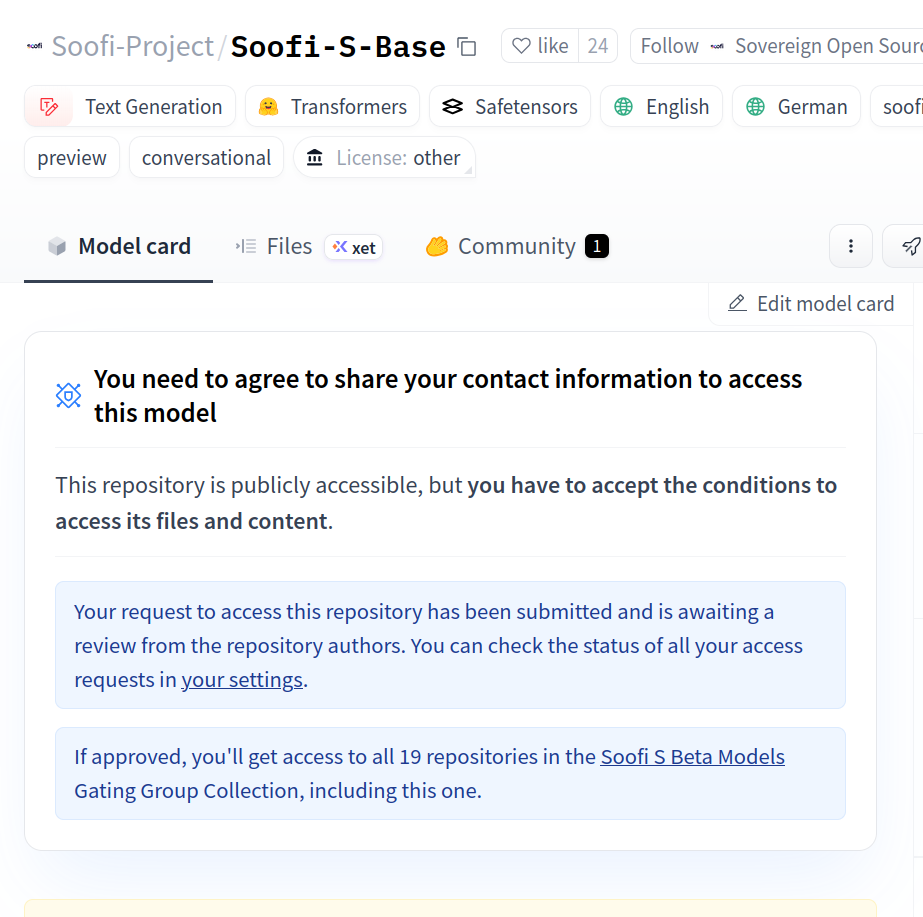 HuggingFace page when you try to get access to the model.