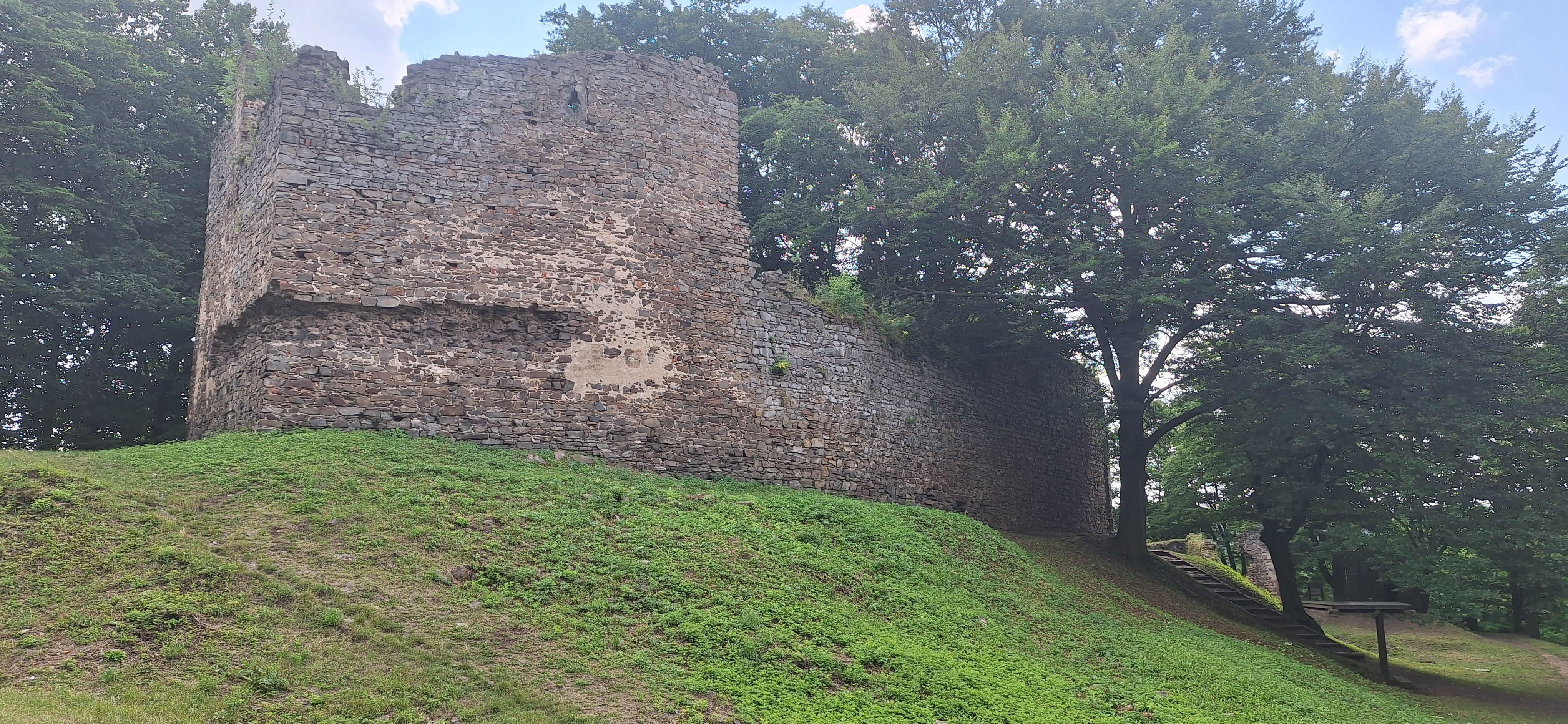 Part of wall of the castle