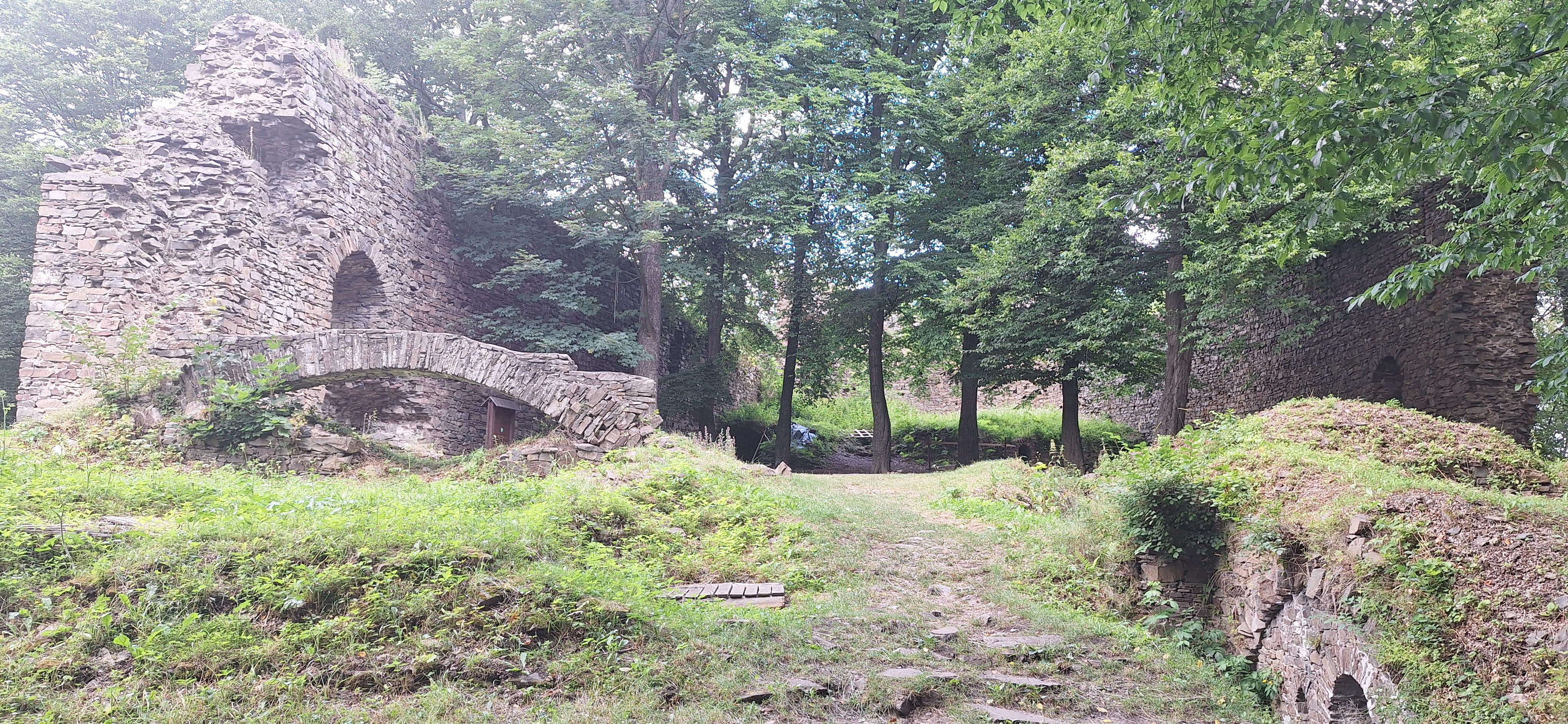 Inner parts of castle