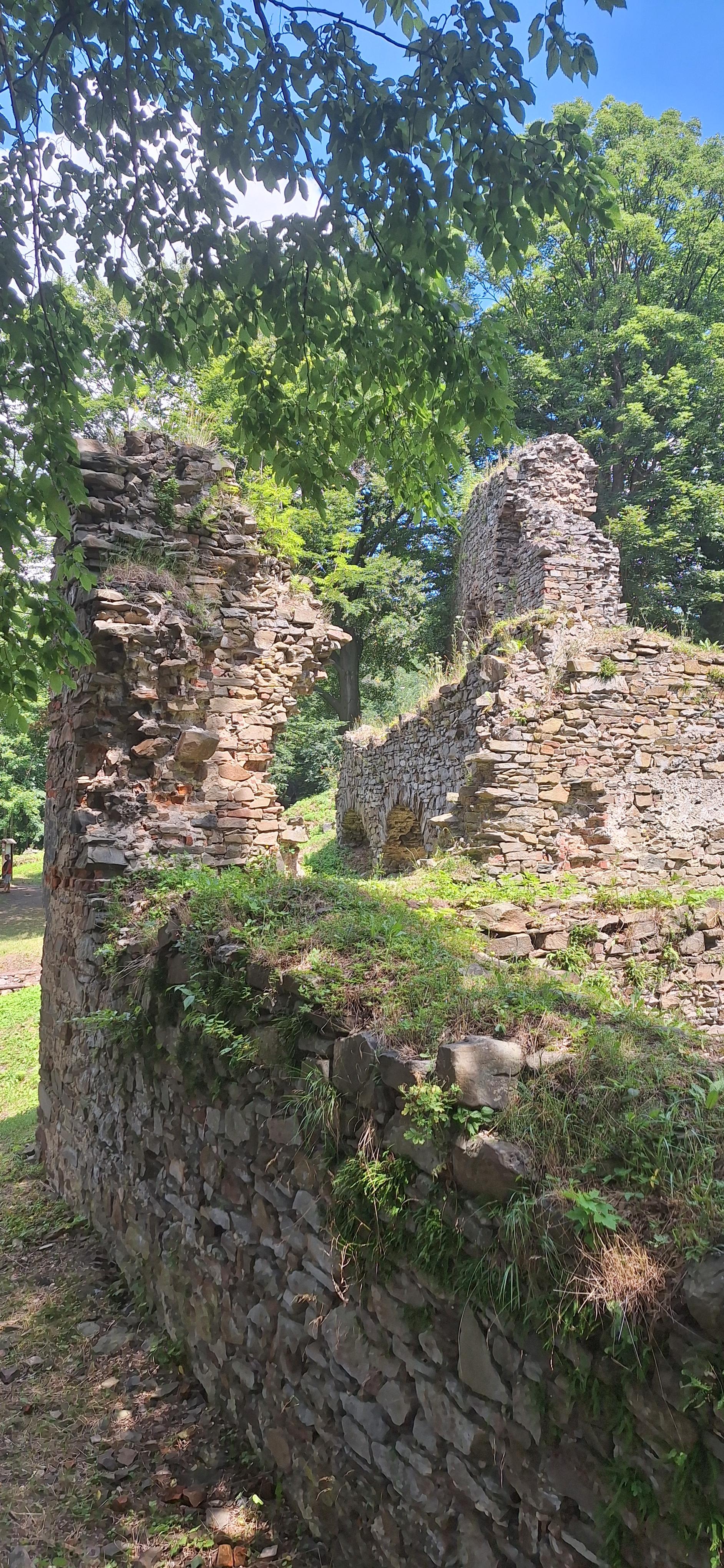Inner parts of castle