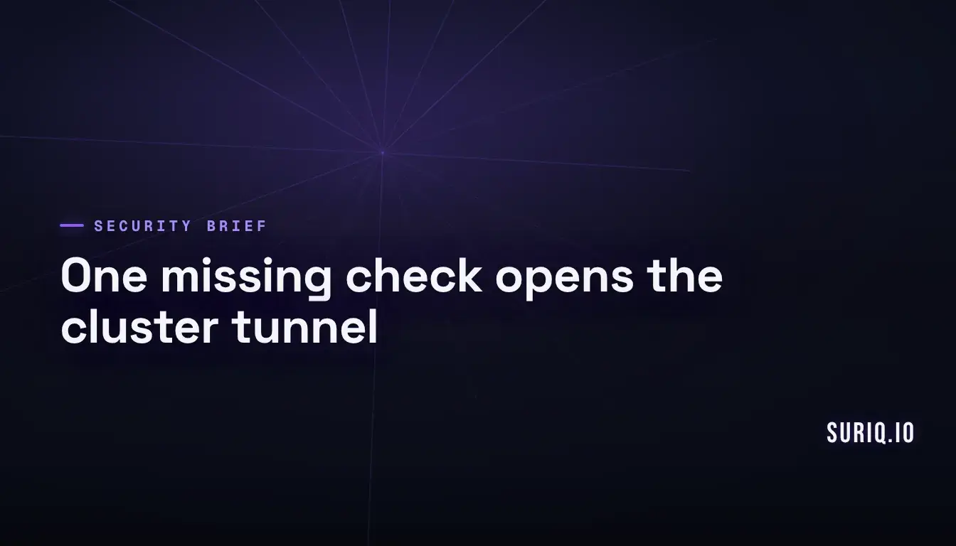 OpenShift hosted control plane tunnel with an unauthenticated agent joining the routing path