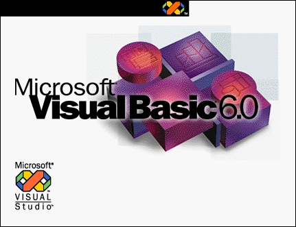Microsoft Visual Basic 6.0 splash screen
