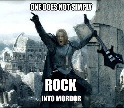One does not simply X into Mordor meme pic