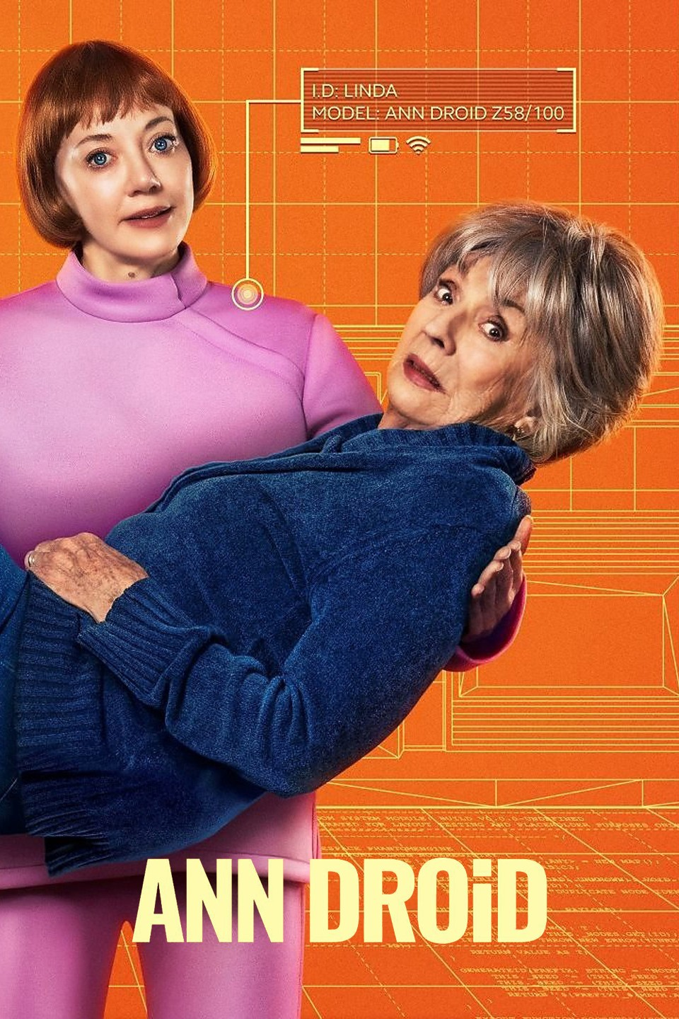 Promotional poster for Diane Morgan's TV show: Ann Droid.