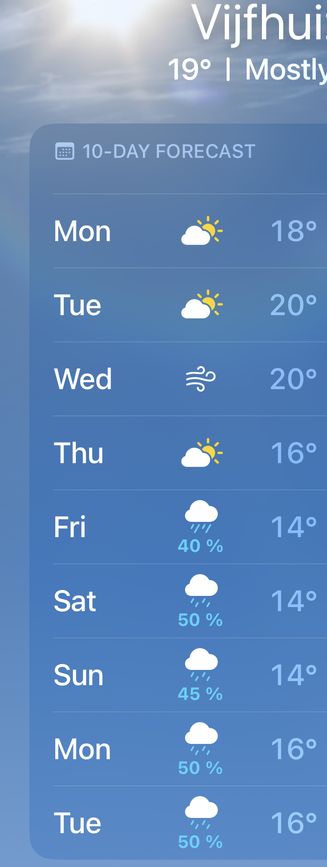 Ich hoffe doch sehr dass die das Ernst meinen incl dem Regen