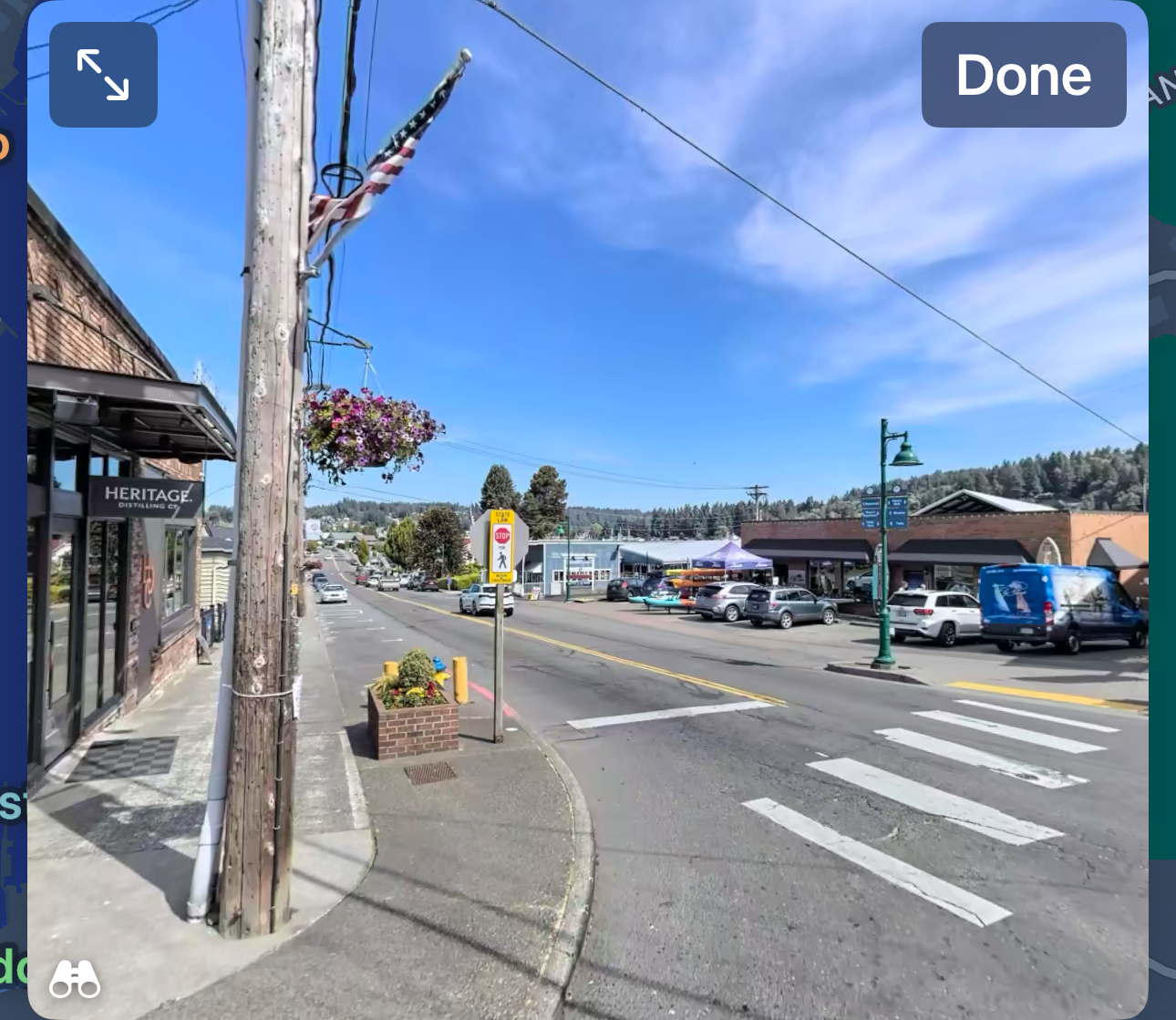 A street view screenshot of the extraction point in Gig Harbour!