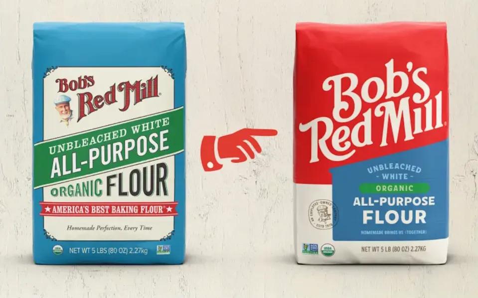 Bobs red mill rebrand. Sanitizing design