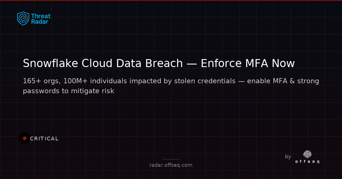 Critical threat: Canadian pleads guilty to Snowflake cloud data-theft attacks