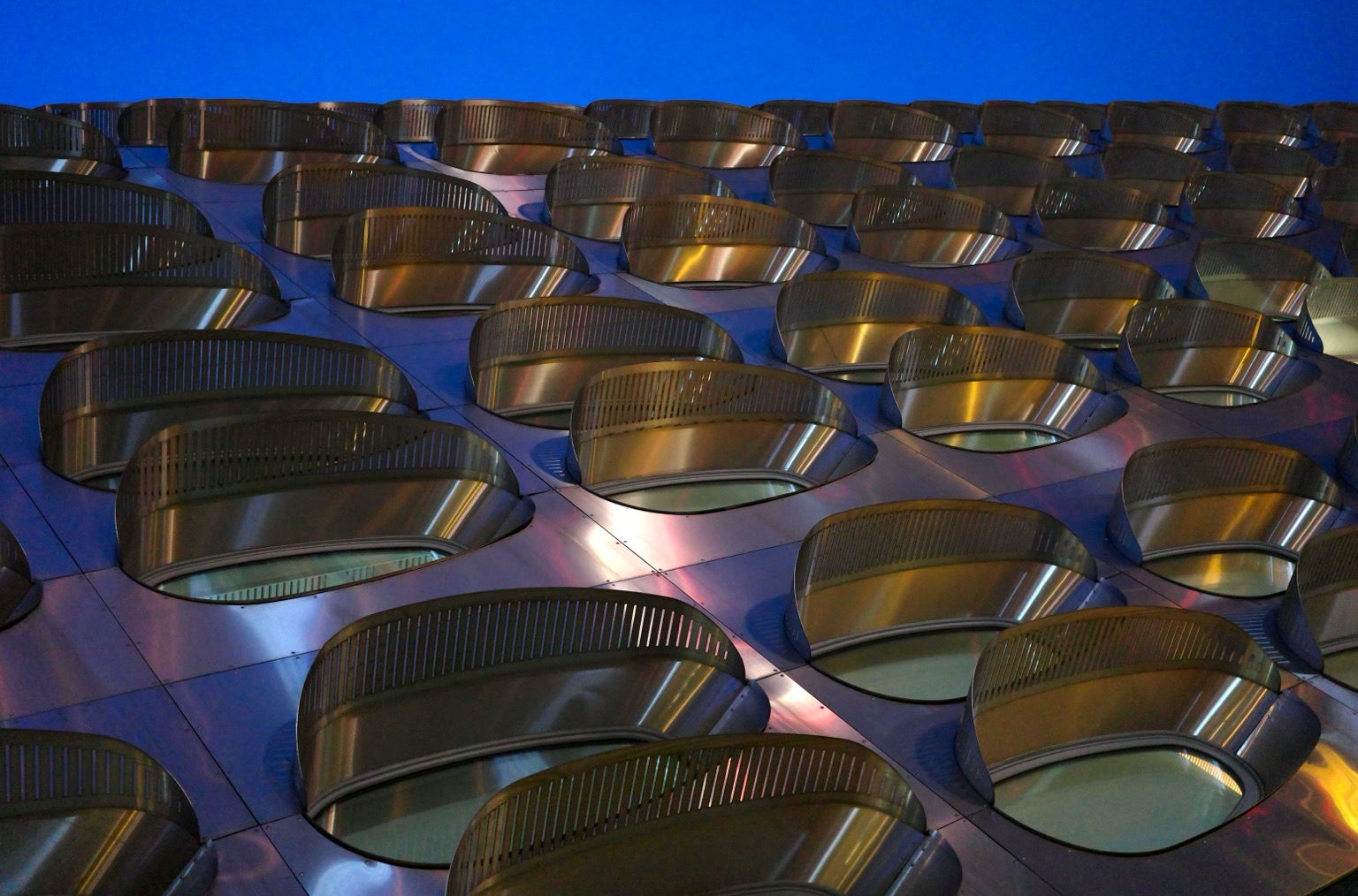 Photo of a metal building.