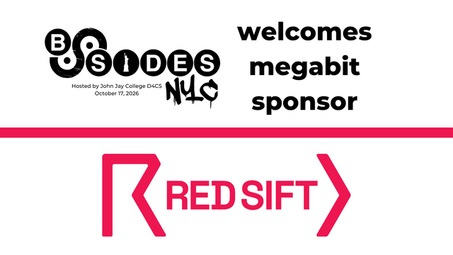 BSidesNYC welcomes Red Sift as a megabit sponsor for our Oct 17, 2026,
