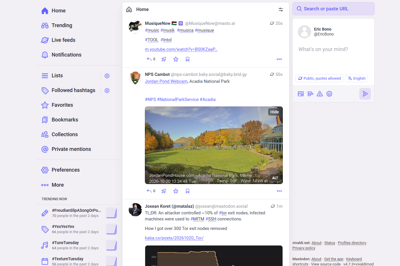 Vivaldi Tangerine UI eye candy