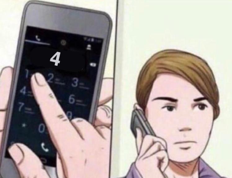 WikiHow drawing of someone dialing the number 4 on their cell phone and making the call.